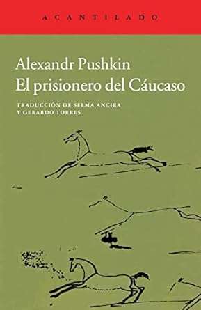 Portada del libro El prisionero del Cáucaso (1822)