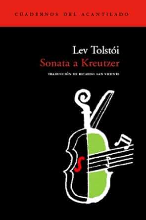 Portada del libro Sonata a Kreutzer de León Tolstoi