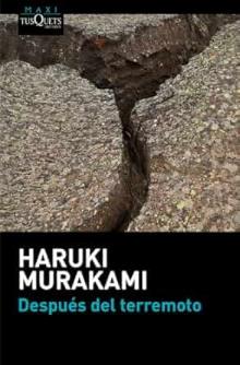 Portada del libro Después del terremoto de Haruki Murakami