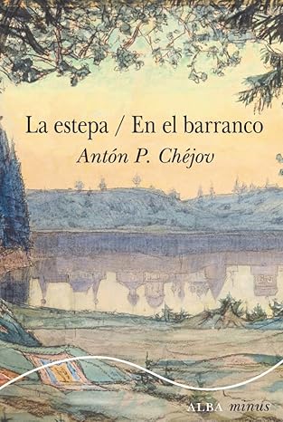Portada del libro La estepa (1888).