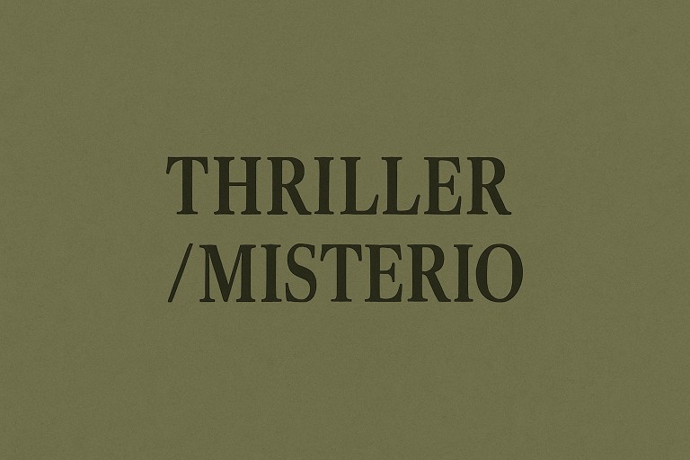 Imagen representativa de la categoría Thriller y Misterio